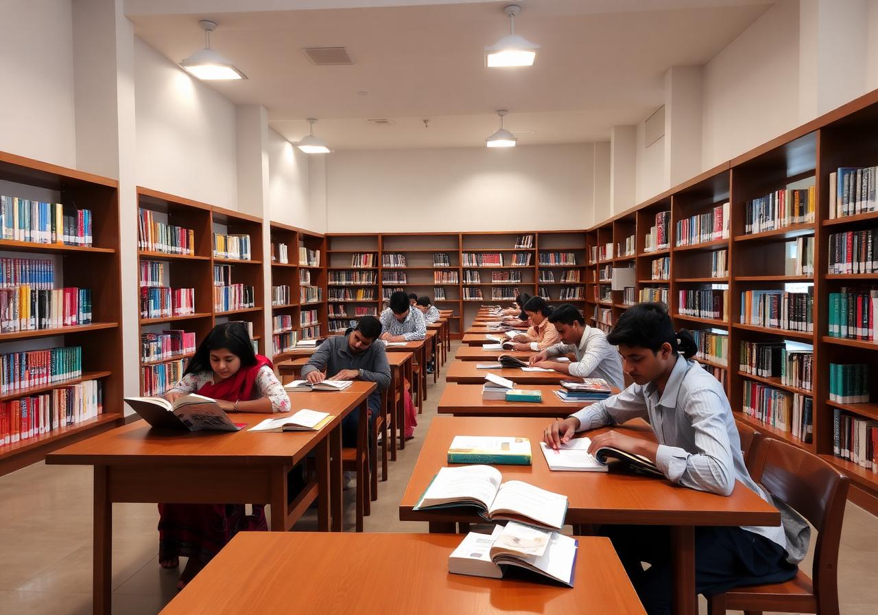 Library at New Era Public School Dwarka