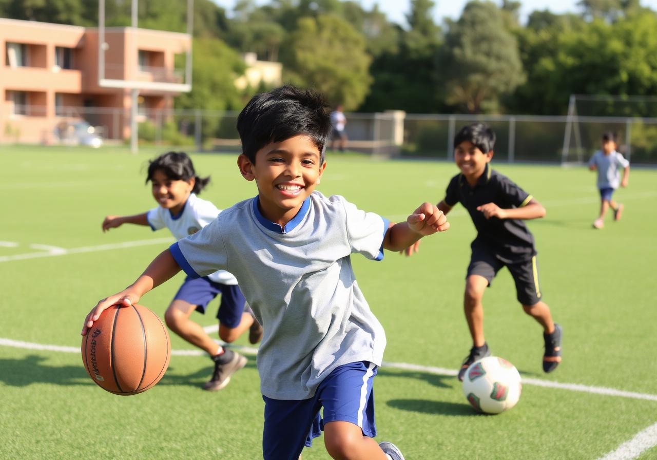 Sports Facilities at New Era Public School Dwarka